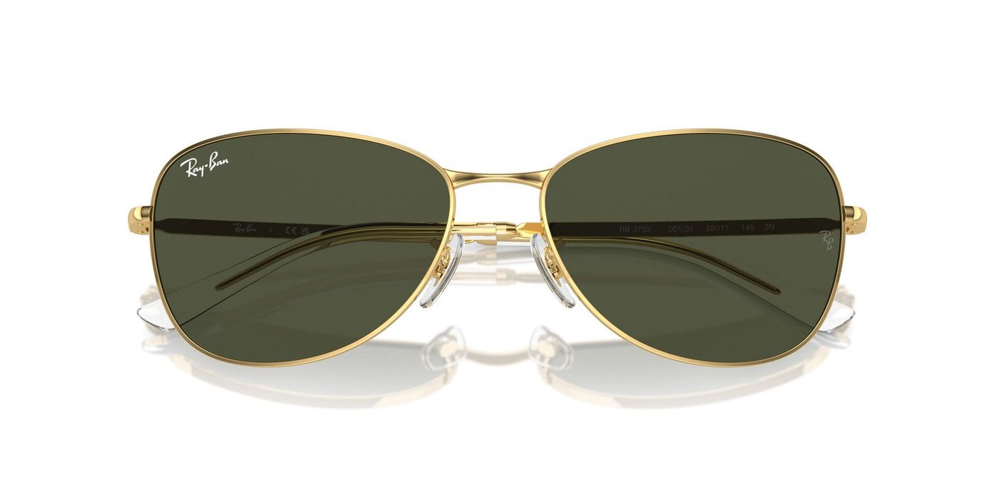 Ray-Ban RB3733 Gold/Green #colour_gold-green