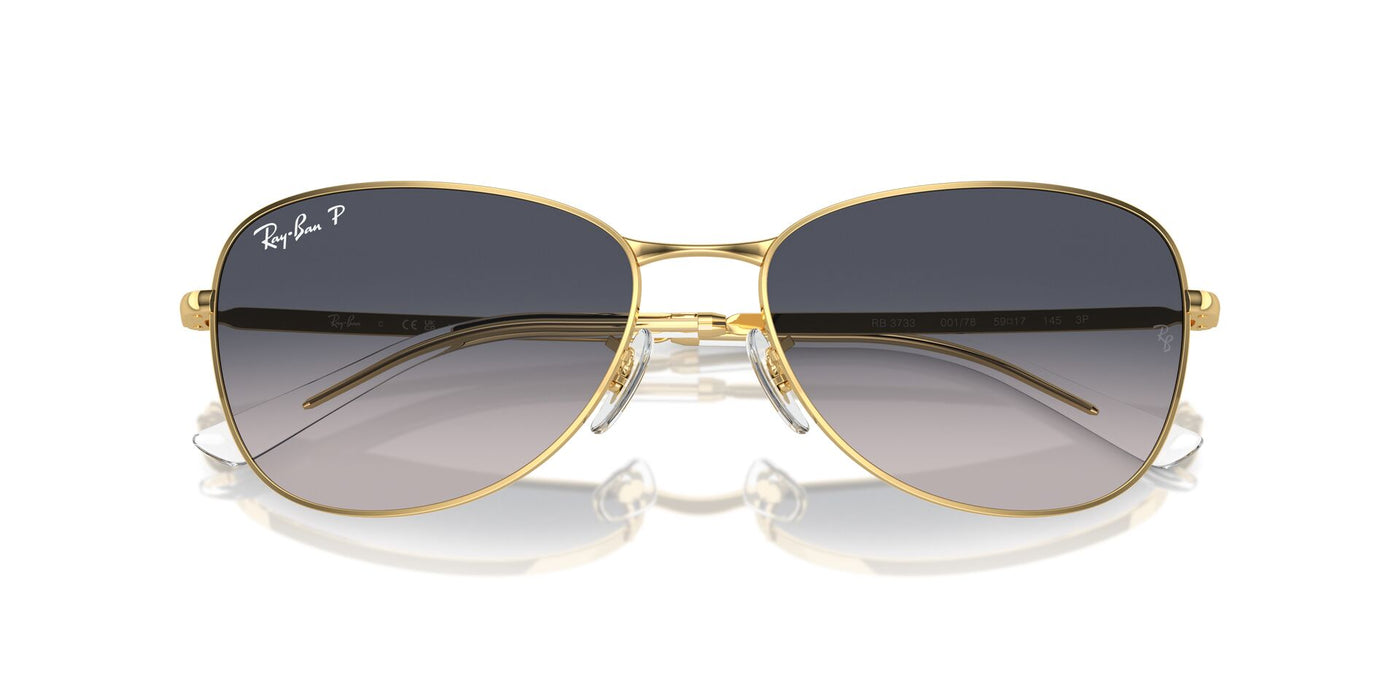 Ray-Ban RB3733 Gold/Blue Polarised #colour_gold-blue-polarised