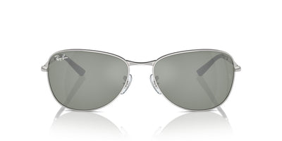 Ray-Ban RB3733 Silver/Green #colour_silver-green