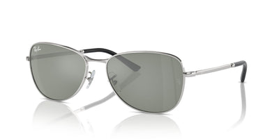 Ray-Ban RB3733 Silver/Green #colour_silver-green