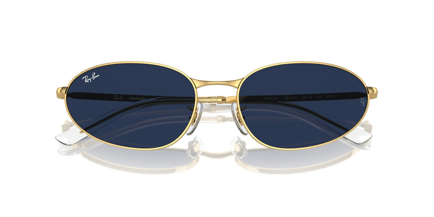 Ray-Ban RB3734 Gold/Clear/White #colour_gold-clear-white