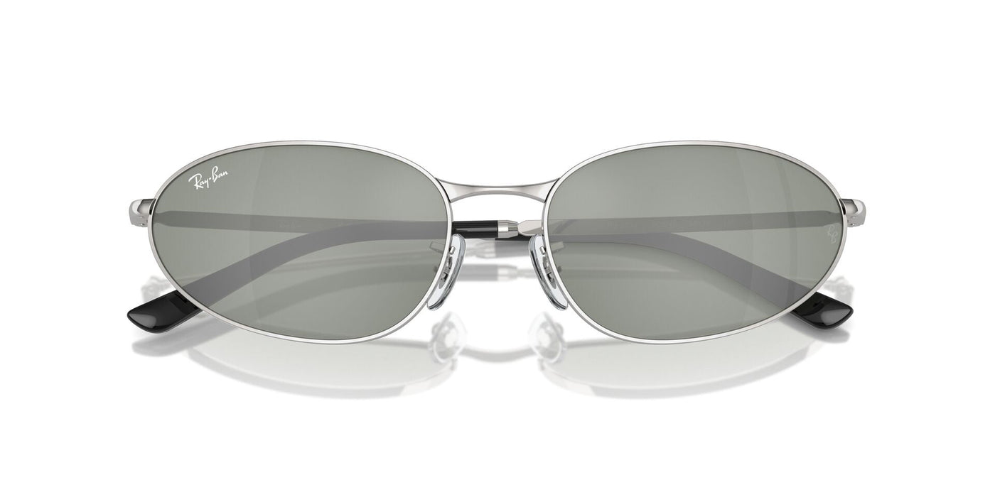 Ray-Ban RB3734 Silver/Green #colour_silver-green