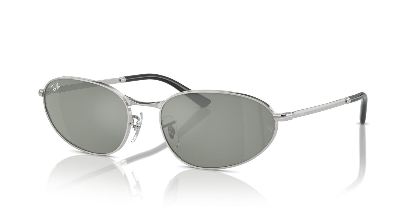 Ray-Ban RB3734 Silver/Green #colour_silver-green