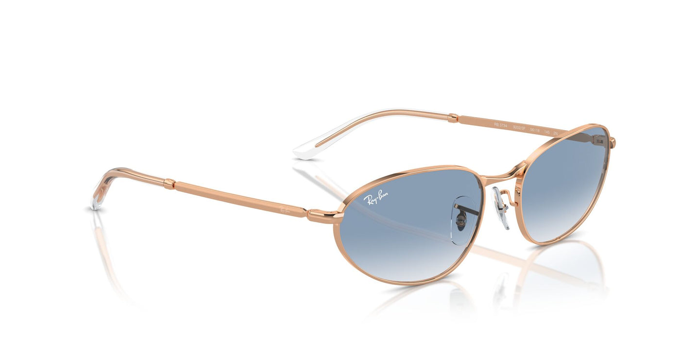 Ray-Ban RB3734 Rose Gold/Clear-Blue #colour_rose-gold-clear-blue