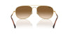 Ray-Ban Bain Bridge RB3735 Gold/Clear-Brown #colour_gold-clear-brown