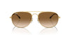 Ray-Ban Bain Bridge RB3735 Gold/Clear-Brown #colour_gold-clear-brown