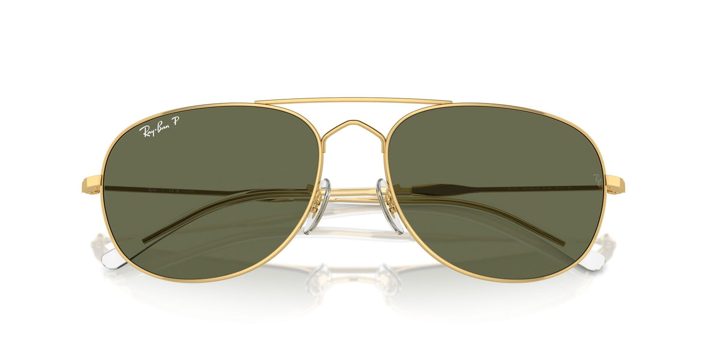 Ray-Ban Bain Bridge RB3735 Gold/Green Polarised #colour_gold-green-polarised