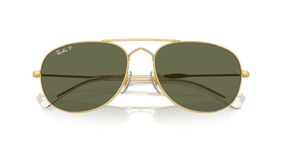 Ray-Ban Bain Bridge RB3735 Gold/Green Polarised #colour_gold-green-polarised