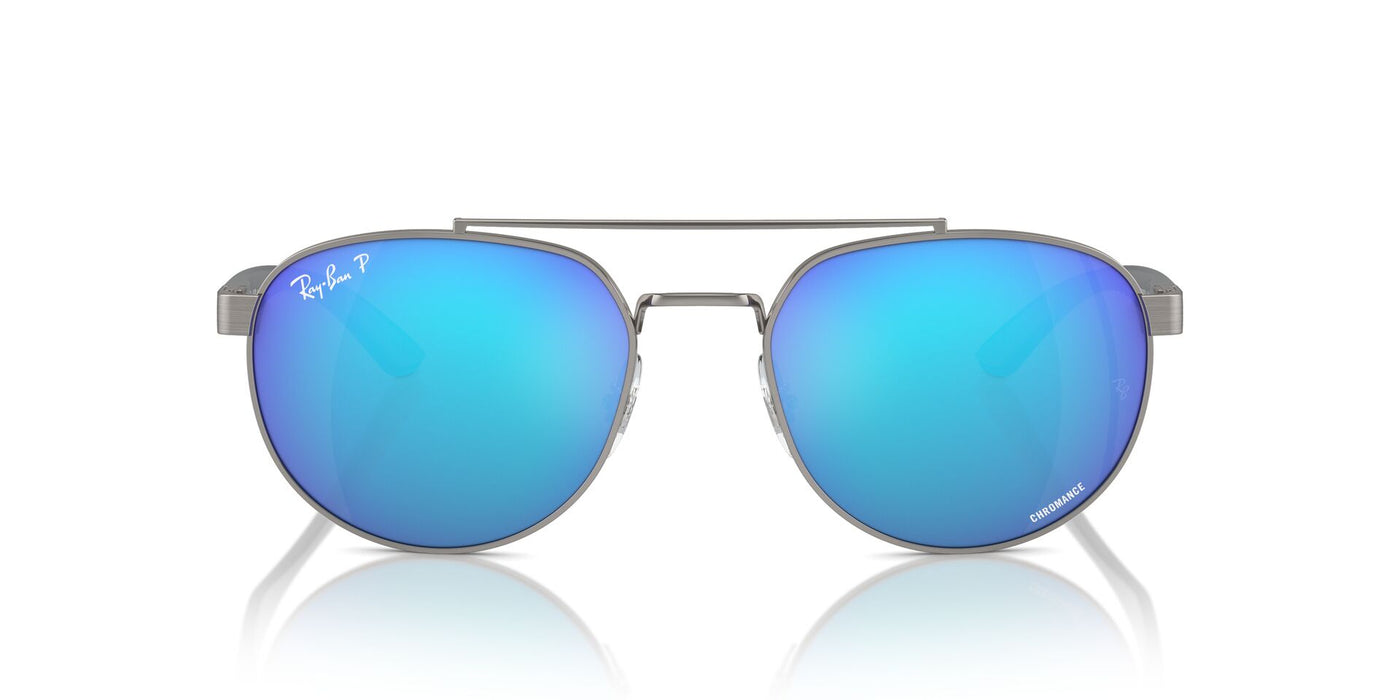 Ray-Ban RB3736CH Gunmetal/Green-Blue Polarised #colour_gunmetal-green-blue-polarised