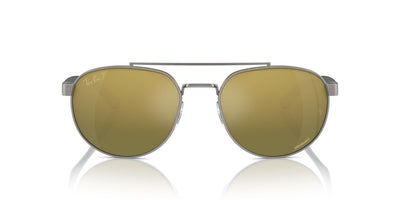 Ray-Ban RB3736CH Gunmetal/Green-Gold Polarised #colour_gunmetal-green-gold-polarised