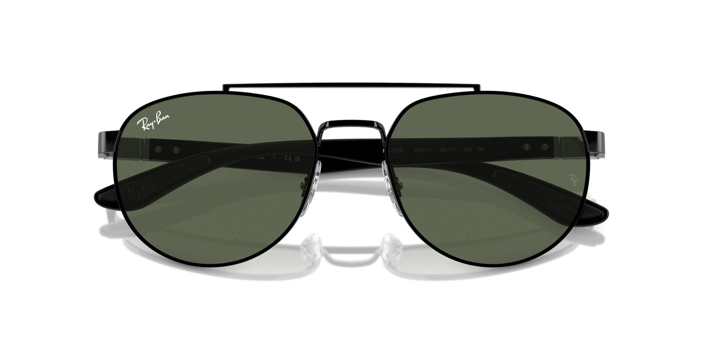 Ray-Ban RB3736 Black/Dark Green #colour_black-dark-green