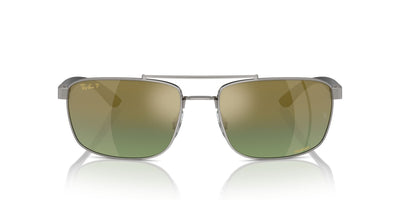 Ray-Ban RB3737CH Gunmetal/Green-Gold Polarised #colour_gunmetal-green-gold-polarised