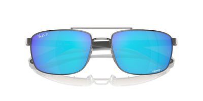 Ray-Ban RB3737CH Gunmetal/Green-Blue Polarised #colour_gunmetal-green-blue-polarised