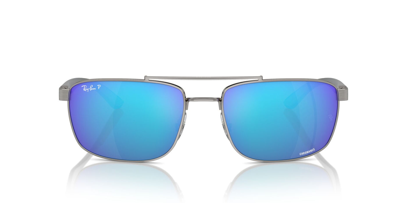 Ray-Ban RB3737CH Gunmetal/Green-Blue Polarised #colour_gunmetal-green-blue-polarised