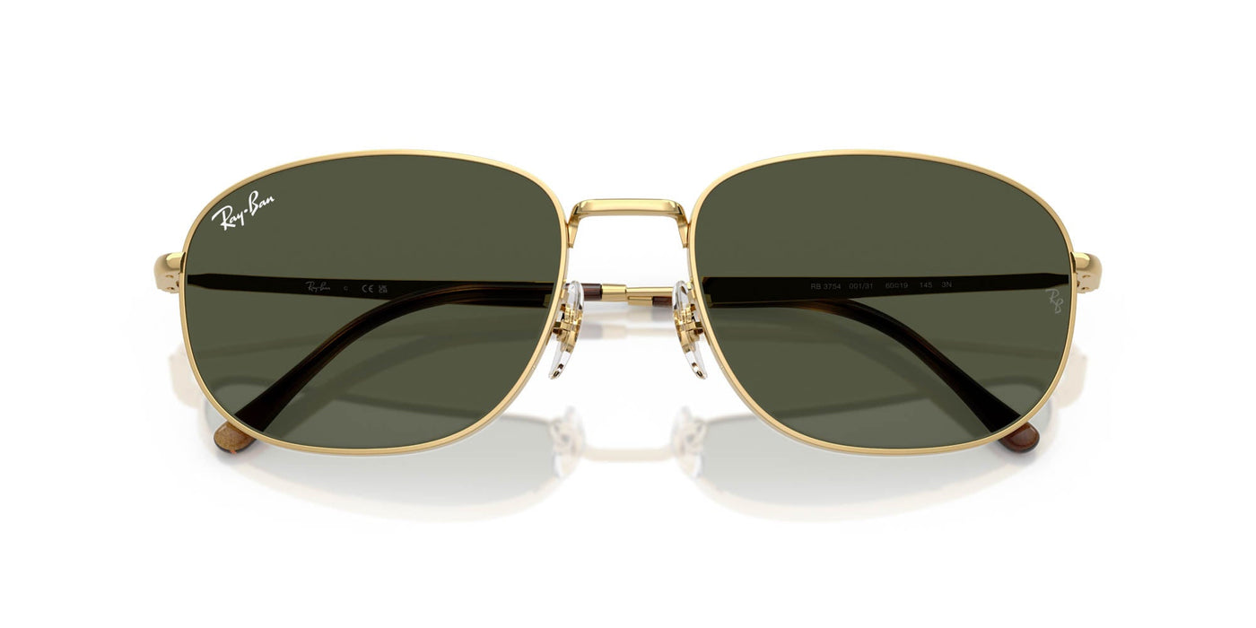 Ray-Ban RB3754 Arista Gold/Green #colour_arista-gold-green