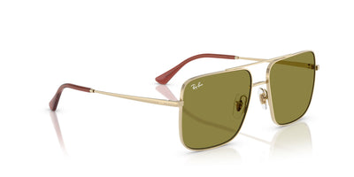 Ray-Ban Ari RB3758 Pale Gold/Green #colour_pale-gold-green