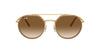 Ray-Ban RB3765 Gold/Light Brown #colour_gold-light-brown