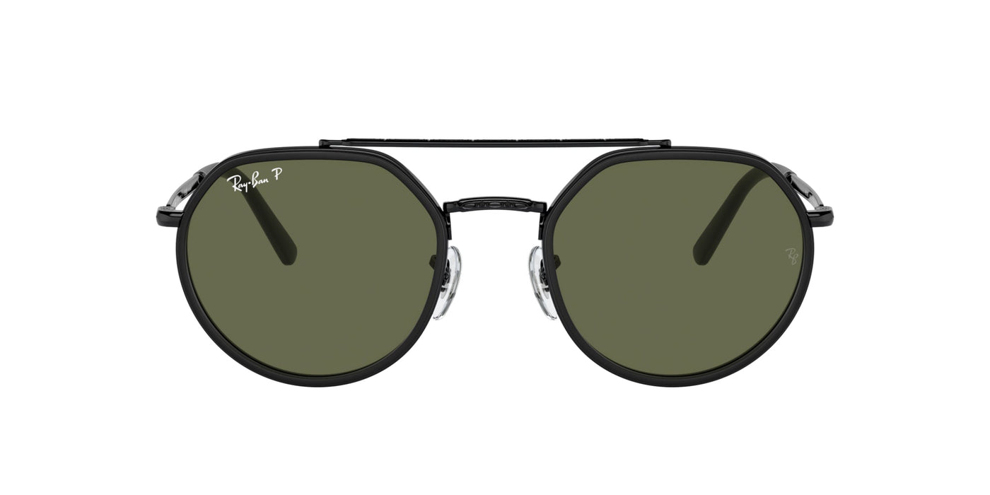 Ray-Ban RB3765 Black/Green Polarised #colour_black-green-polarised