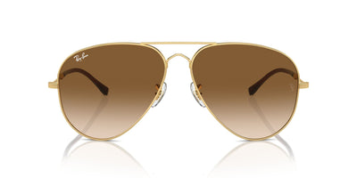 Ray-Ban Old Aviator RB3825 Gold/Clear-Brown #colour_gold-clear-brown