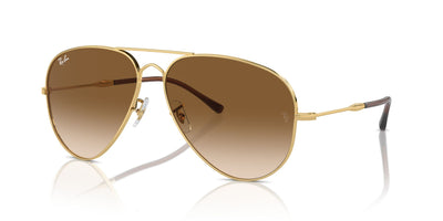 Ray-Ban Old Aviator RB3825 Gold/Clear-Brown #colour_gold-clear-brown