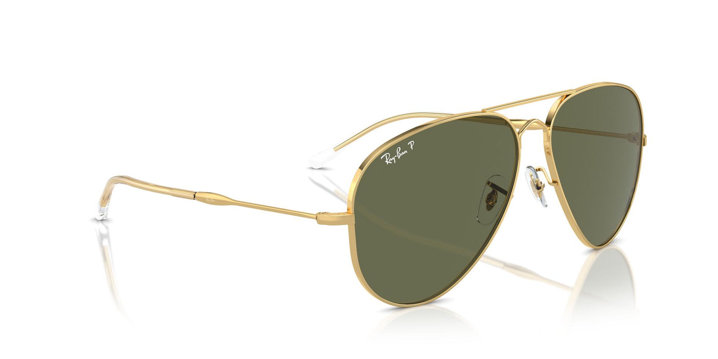 Ray-Ban Old Aviator RB3825 Gold/Green Polarised #colour_gold-green-polarised