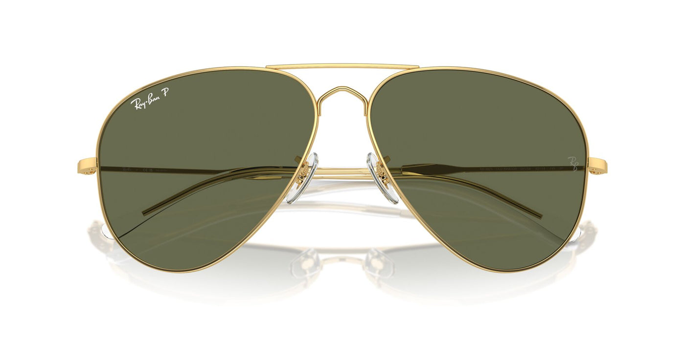 Ray-Ban Old Aviator RB3825 Gold/Green Polarised #colour_gold-green-polarised