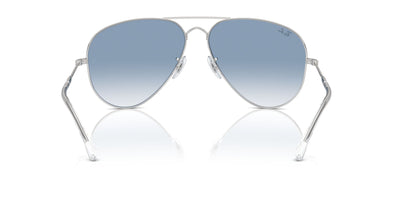 Ray-Ban Old Aviator RB3825 Silver/Clear-Blue #colour_silver-clear-blue