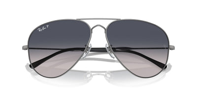 Ray-Ban Old Aviator RB3825 Gunmetal/Blue Polarised #colour_gunmetal-blue-polarised