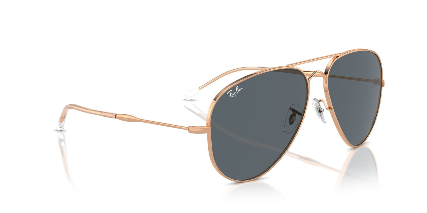 Ray-Ban Old Aviator RB3825 Rose Gold/Blue #colour_rose-gold-blue
