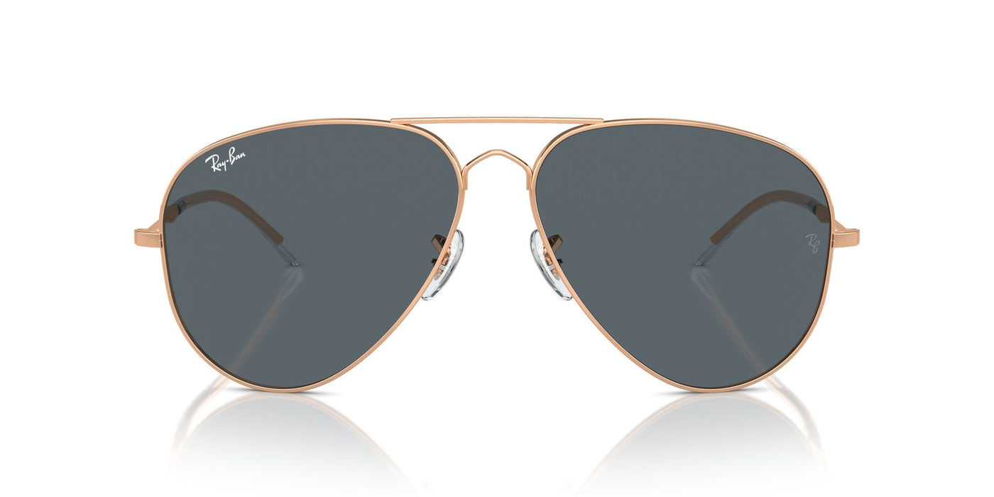 Ray-Ban Old Aviator RB3825 Rose Gold/Blue #colour_rose-gold-blue