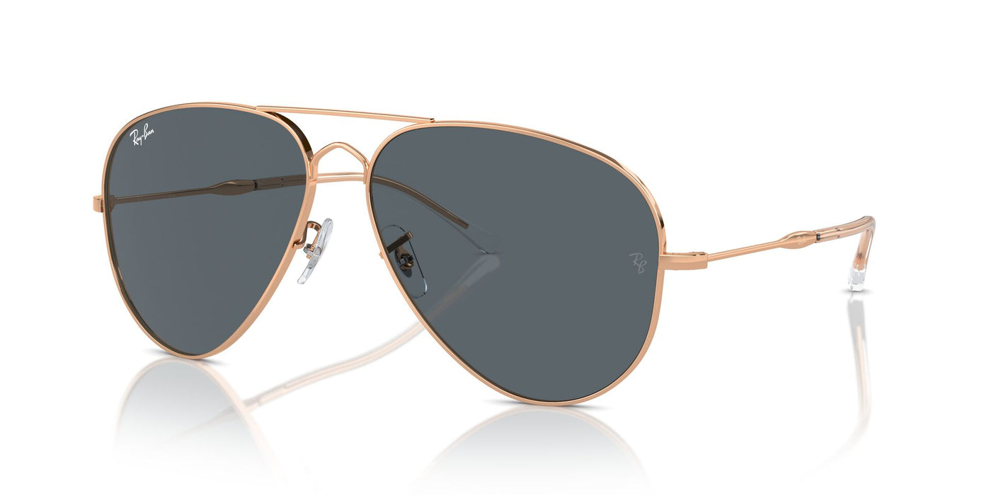 Ray-Ban Old Aviator RB3825 Rose Gold/Blue #colour_rose-gold-blue