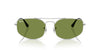 Ray-Ban Explorer 5 RB3845 Silver/Green #colour_silver-green