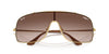 Ray-Ban Wings III RB3897 Gold/Brown #colour_gold-brown