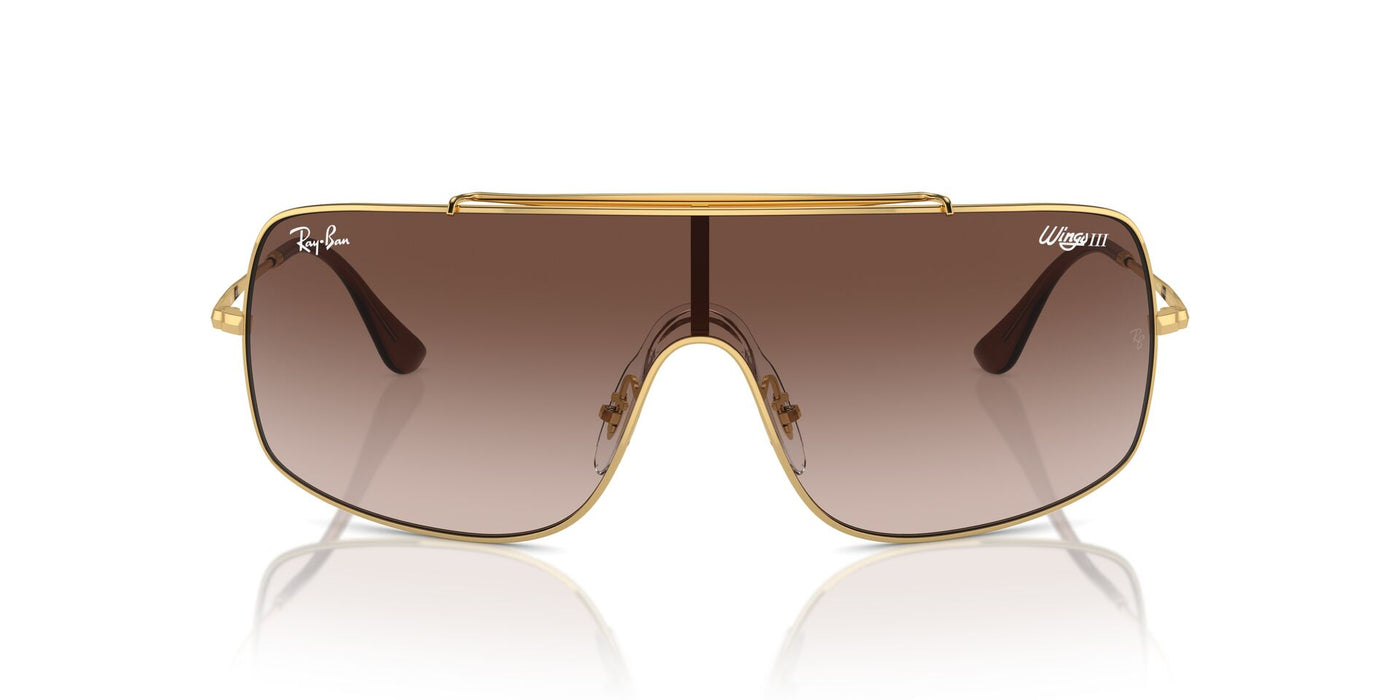 Ray-Ban Wings III RB3897 Gold/Brown #colour_gold-brown