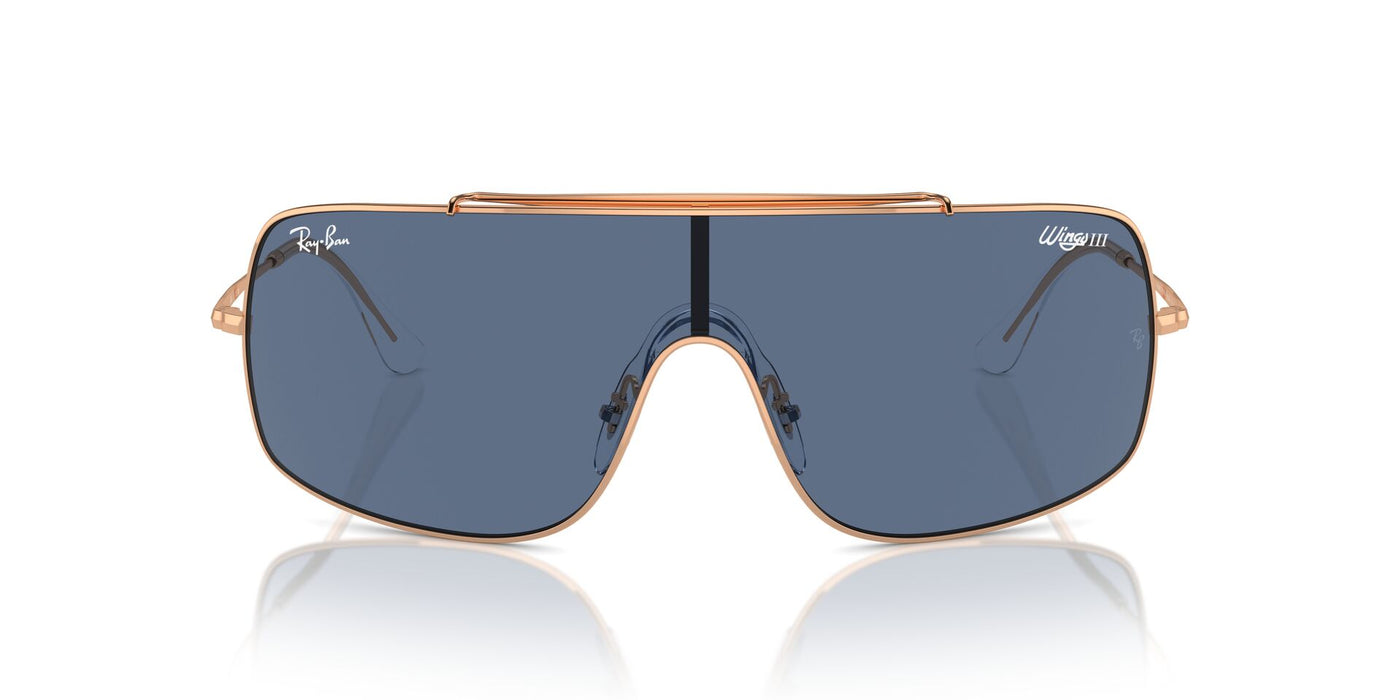 Ray-Ban Wings III RB3897 Rose Gold/Dark Blue #colour_rose-gold-dark-blue