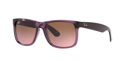 Ray-Ban Justin RB4165 Transparent Violet/Pink-Brown Gradient #colour_transparent-violet-pink-brown-gradient