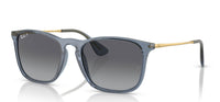 Ray-Ban Chris RB4187#colour_transparent-blue-grey-polarised