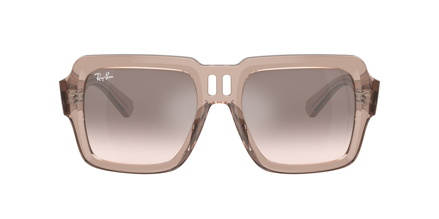 Ray-Ban Magellan RB4408 Transparent Light Brown/Silver-Brown Mirror #colour_transparent-light-brown-silver-brown-mirror