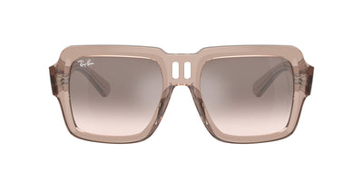 Ray-Ban Magellan RB4408 Transparent Light Brown/Silver-Brown Mirror #colour_transparent-light-brown-silver-brown-mirror