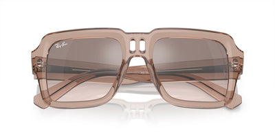 Ray-Ban Magellan RB4408 Transparent Light Brown/Silver-Brown Mirror #colour_transparent-light-brown-silver-brown-mirror