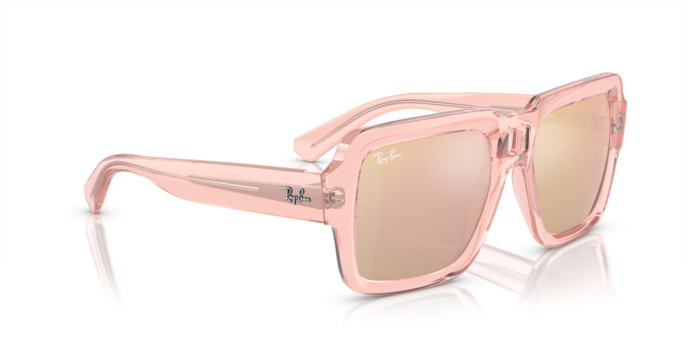 Ray-Ban Magellan RB4408 Transparent Pink/Light Violet-Rose Gold Mirror #colour_transparent-pink-light-violet-rose-gold-mirror