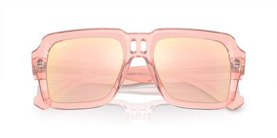 Ray-Ban Magellan RB4408 Transparent Pink/Light Violet-Rose Gold Mirror #colour_transparent-pink-light-violet-rose-gold-mirror