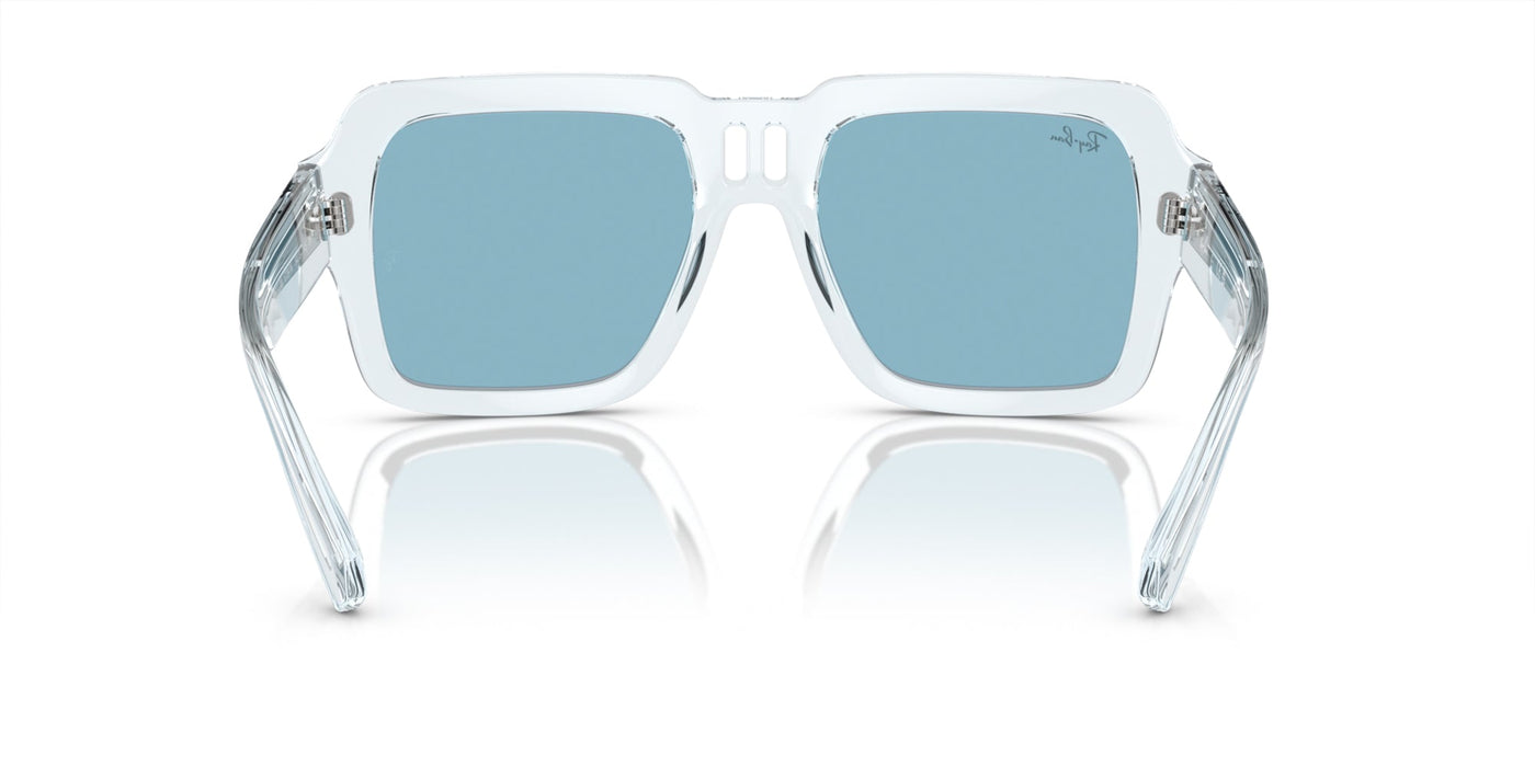 Ray-Ban Magellan RB4408 Transparent Light Blue/Light Blue-Silver Mirror #colour_transparent-light-blue-light-blue-silver-mirror