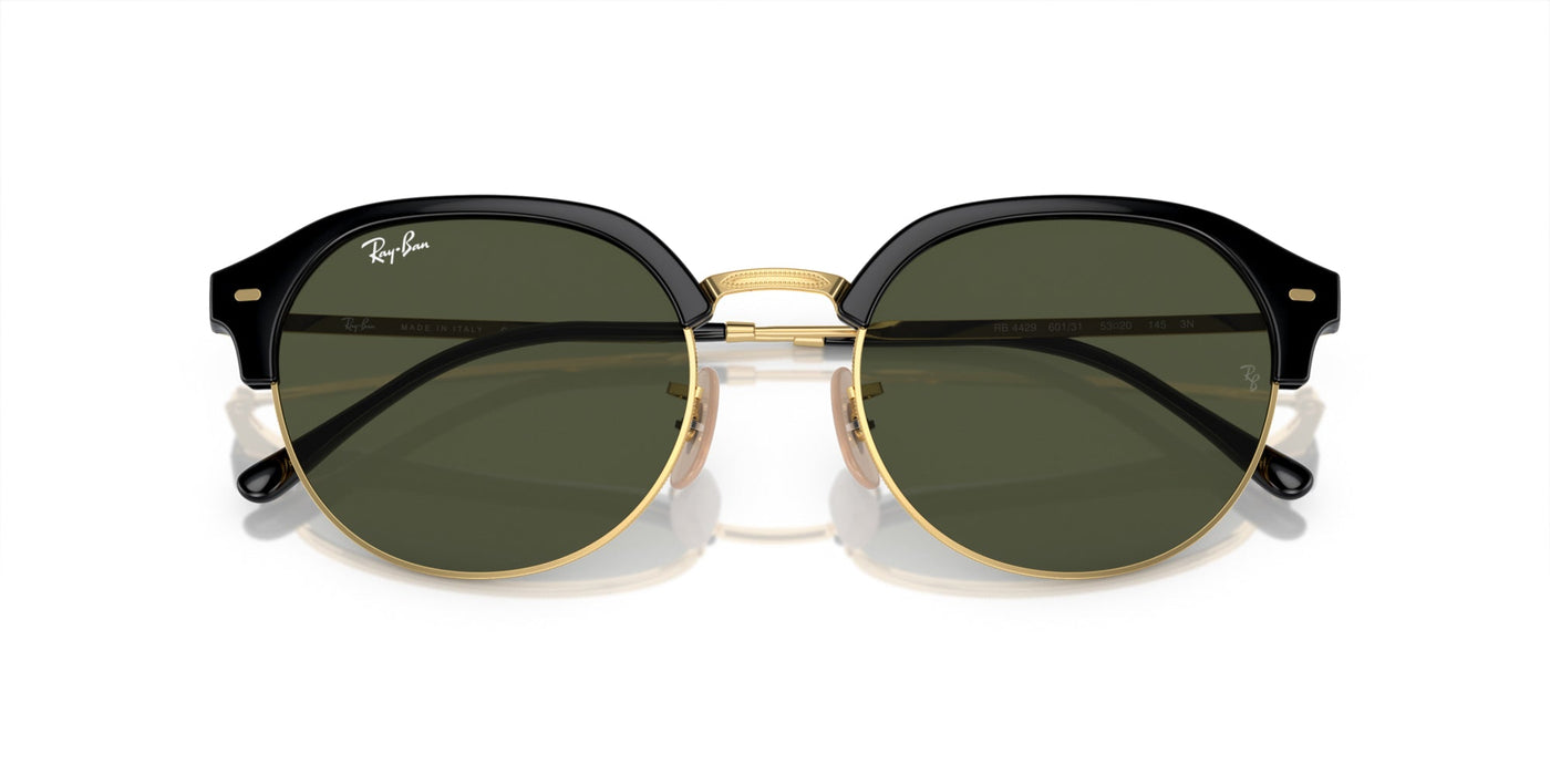 Ray-Ban RB4429 Black On Gold/Green #colour_black-on-gold-green