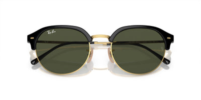 Ray-Ban RB4429 Black On Gold/Green #colour_black-on-gold-green