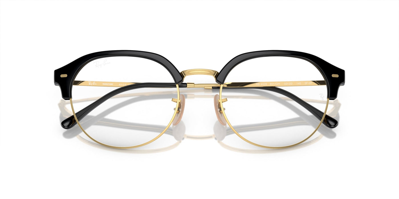 Ray-Ban RB4429 Black On Gold/Clear-Grey Photochromic #colour_black-on-gold-clear-grey-photochromic