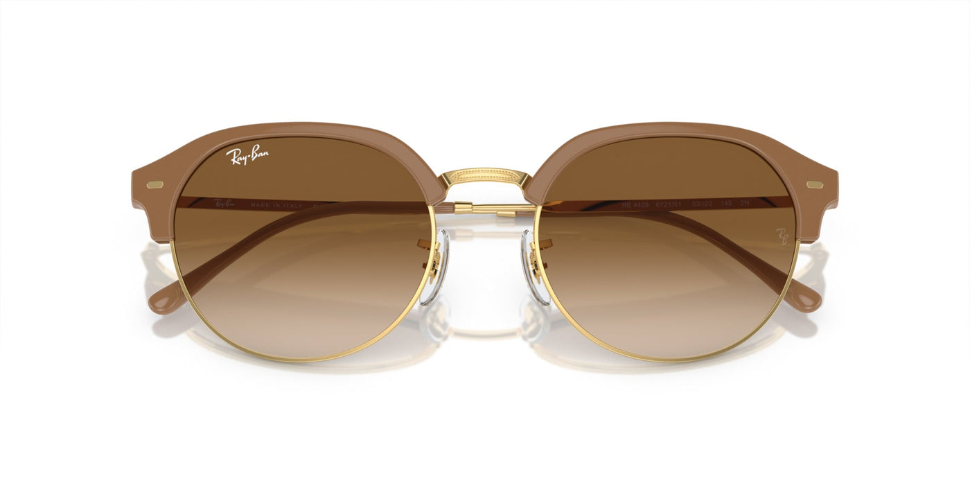 Ray-Ban RB4429 Beige On Gold/Light Brown #colour_beige-on-gold-light-brown