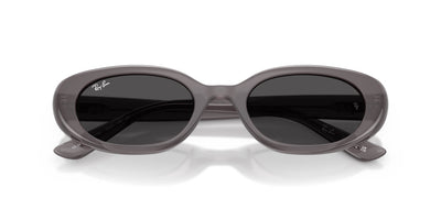 Ray-Ban RB4441D Transparent Dark Grey/Dark Grey #colour_transparent-dark-grey-dark-grey