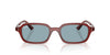 Ray-Ban Zuri RB4455 Rusty Brown/Blue #colour_rusty-brown-blue