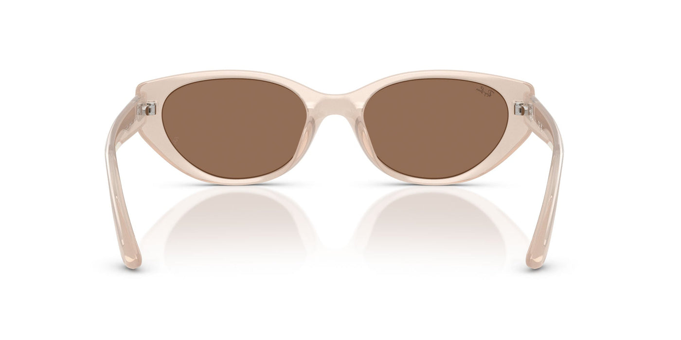 Ray-Ban RB4457D Opal Beige/Dark Brown #colour_opal-beige-dark-brown